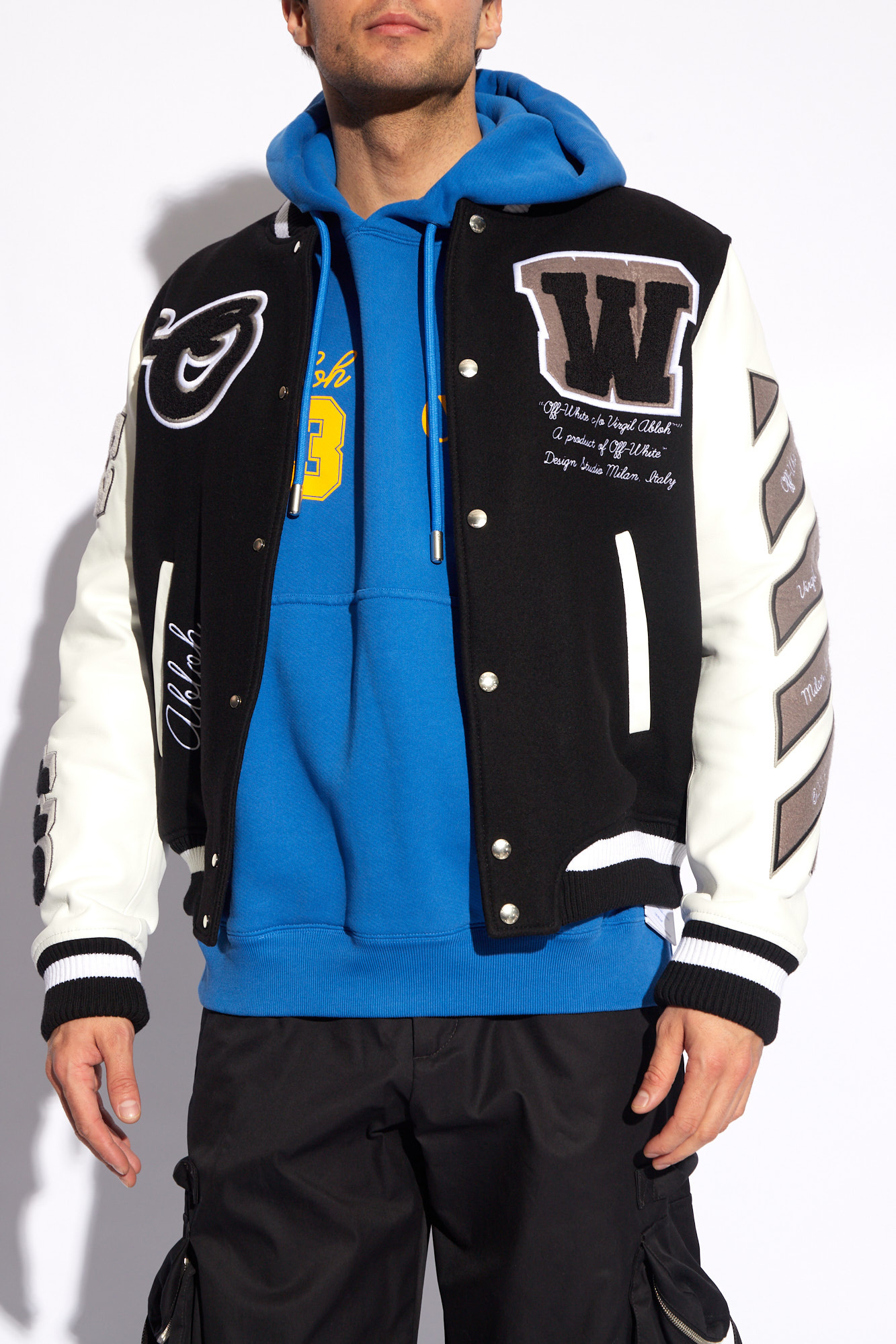 Off white bomber outlet jacket mens